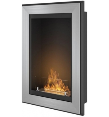 Simple Fire Frame 550 серый со стеклом Simple Fire Frame 550 серый со стеклом